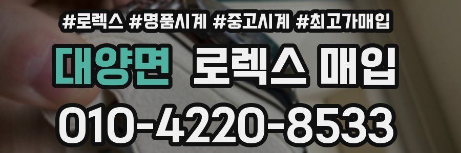 대양면 로렉스 매입