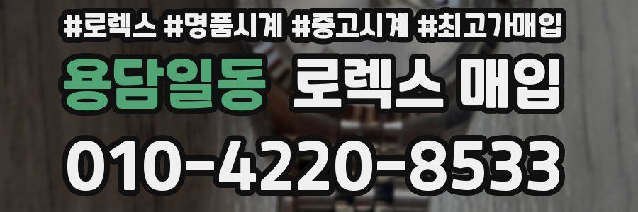용담일동 로렉스 매입