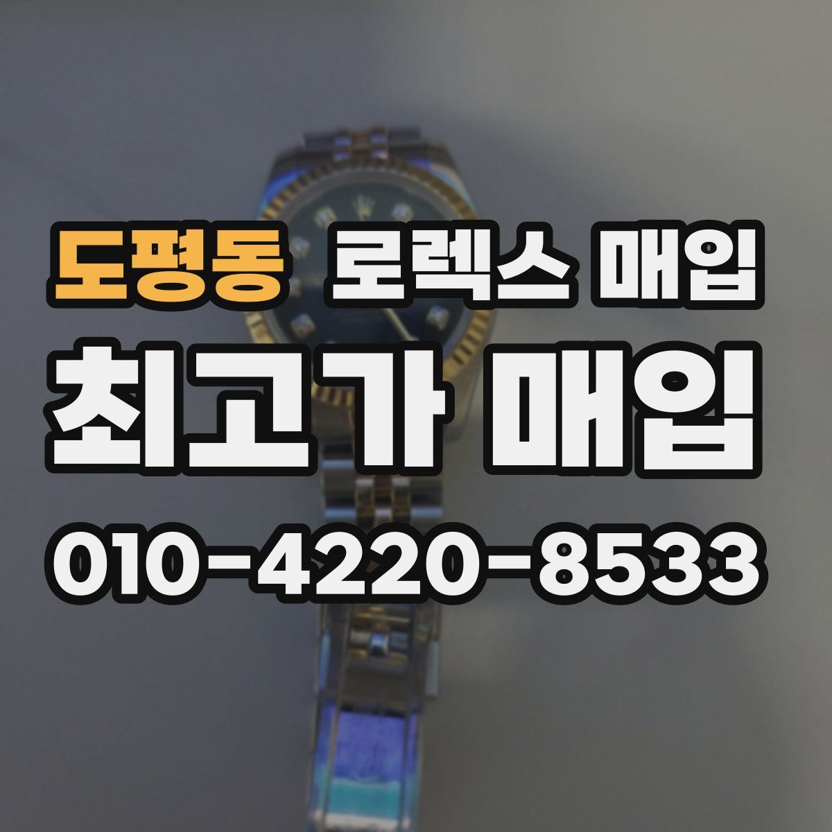 도평동 로렉스 매입