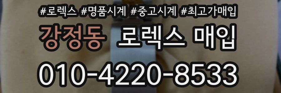 강정동 로렉스 매입