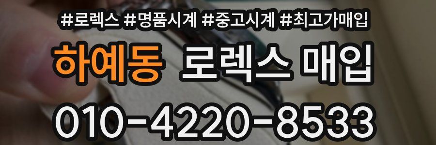 하예동 로렉스 매입