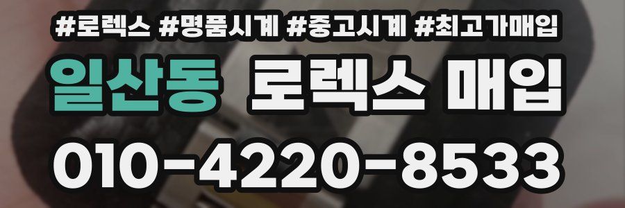 일산동 로렉스 매입