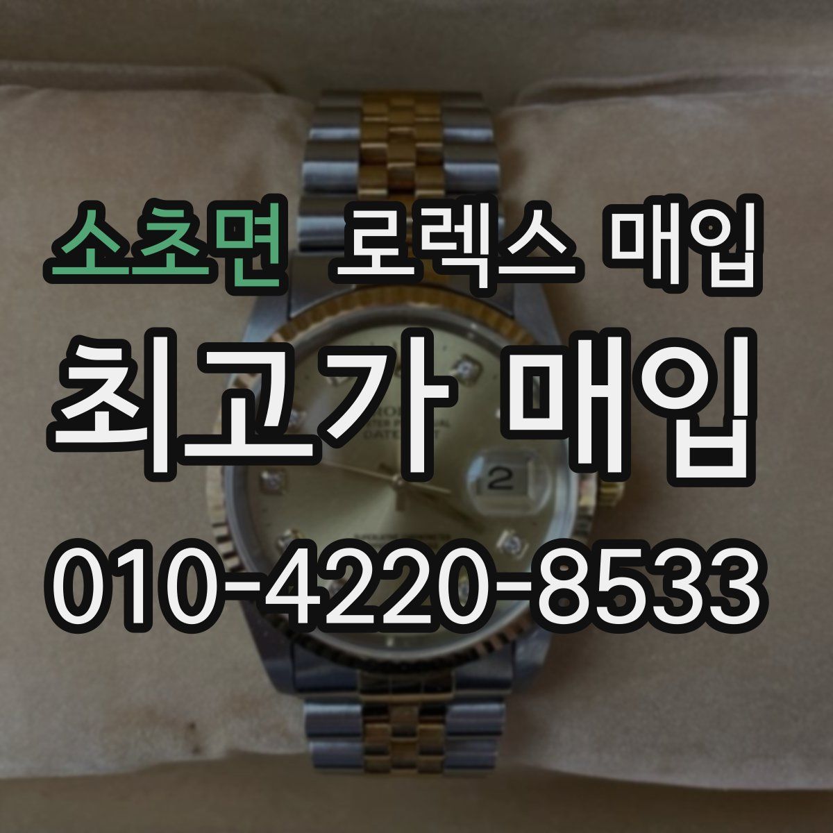 소초면 로렉스 매입