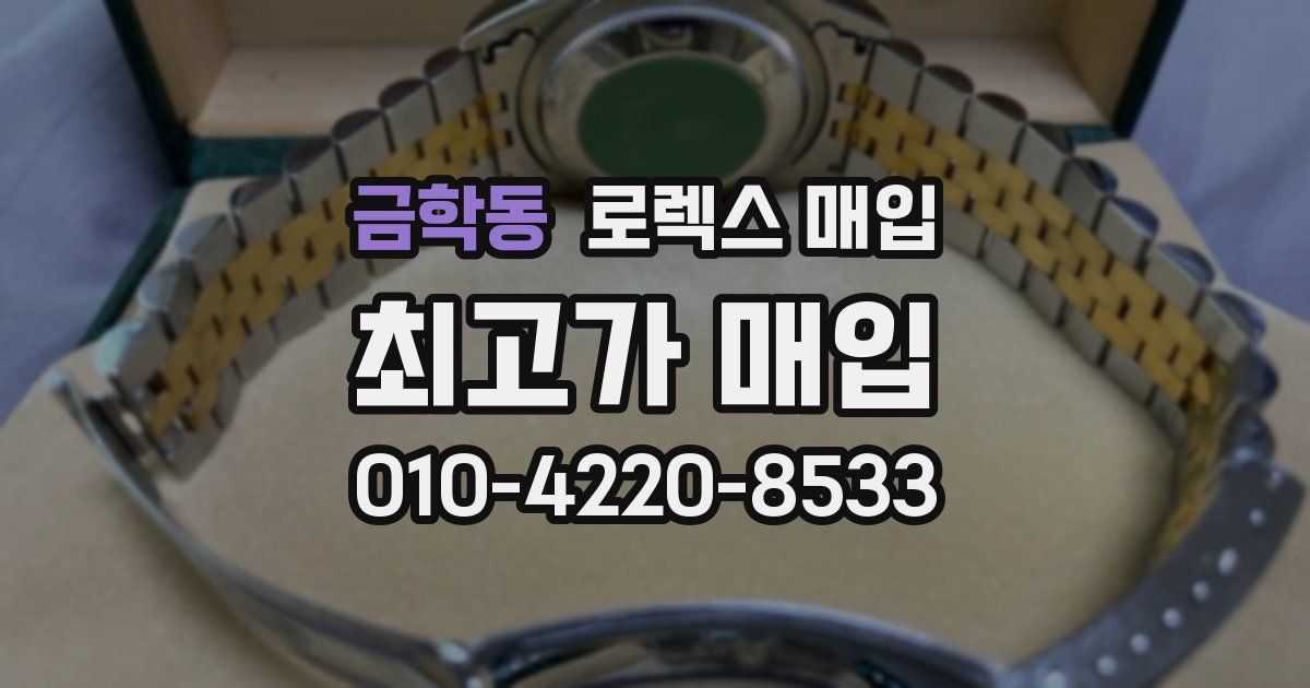 금학동 로렉스 매입