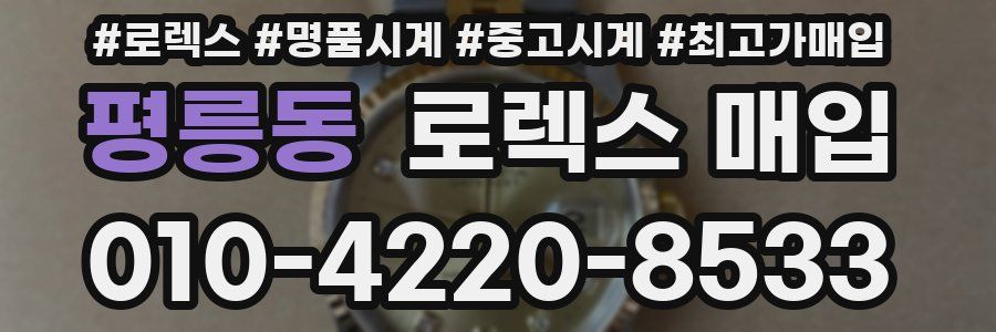 평릉동 로렉스 매입