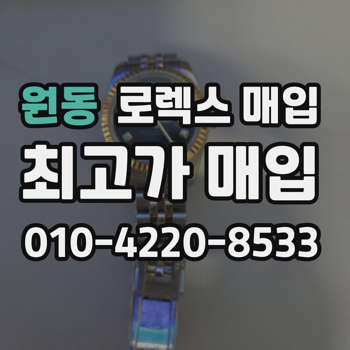 원동 로렉스 매입 레퍼런스 번호로 정확히 조회하는 방법
