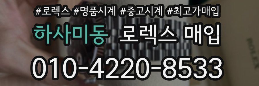 하사미동 로렉스 매입