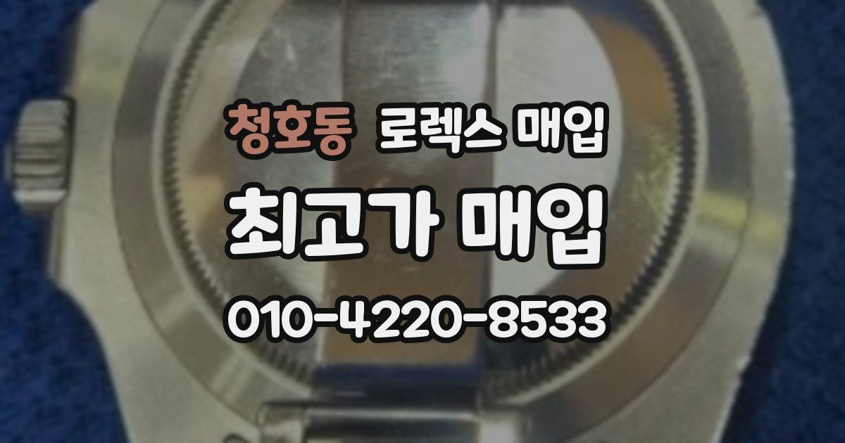 청호동 로렉스 매입