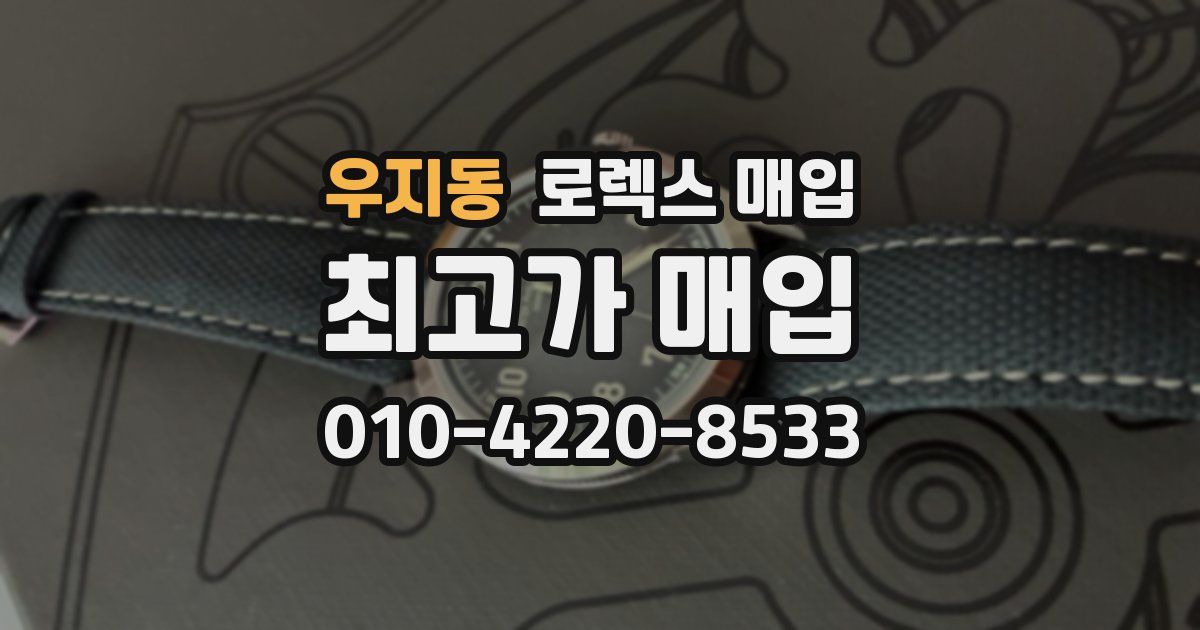 우지동 로렉스 매입