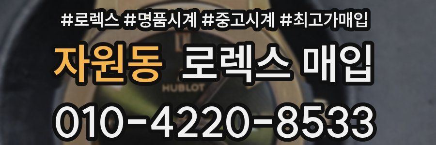 자원동 로렉스 매입