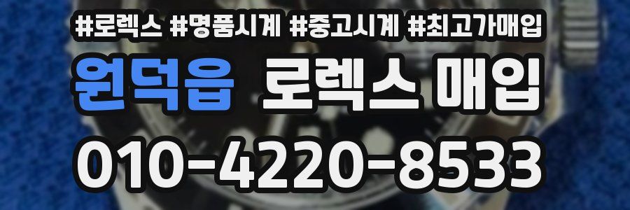 원덕읍 로렉스 매입