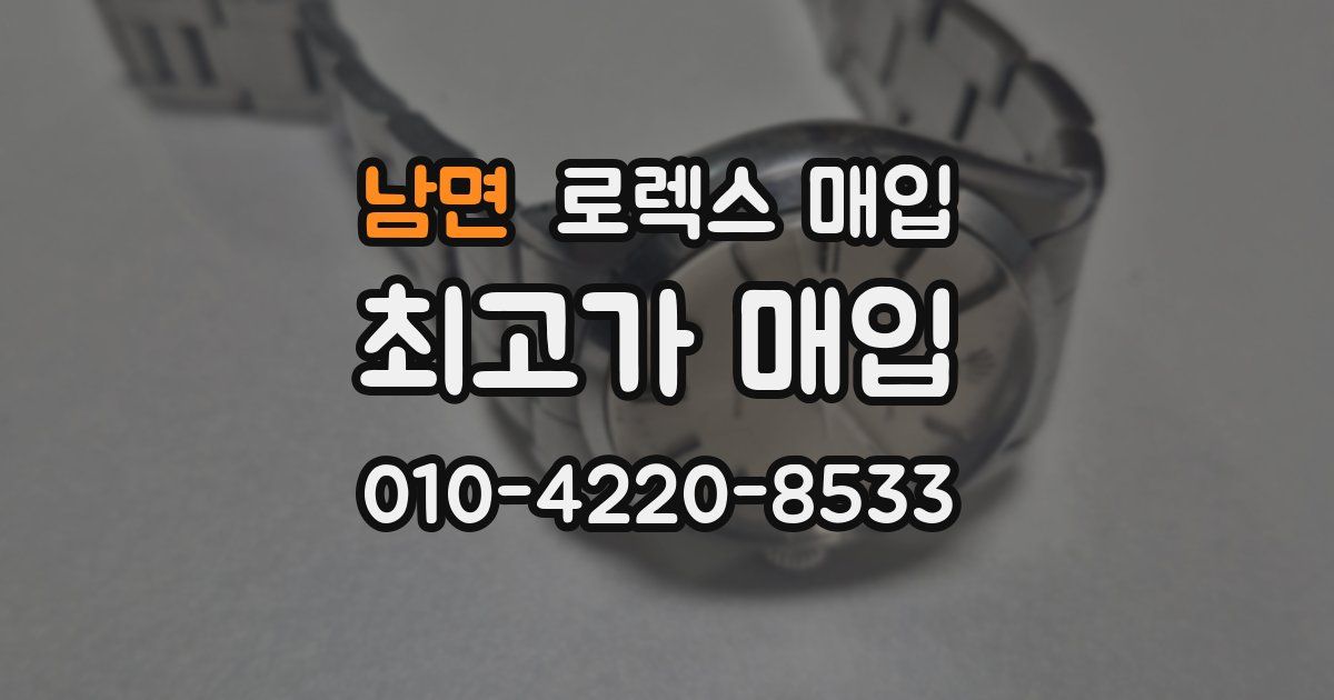 남면 로렉스 매입