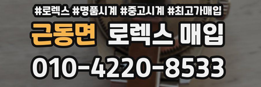 근동면 로렉스 매입