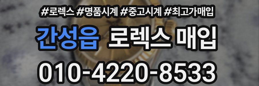 간성읍 로렉스 매입