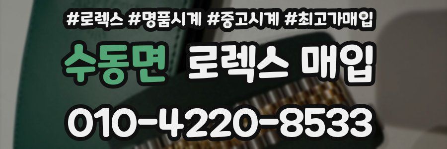 수동면 로렉스 매입