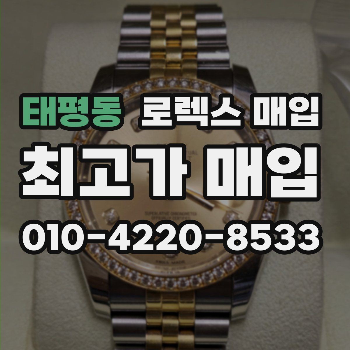 태평동 로렉스 매입 모델명 모를 때 확인하는 방법