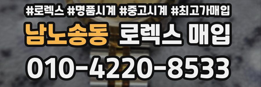 남노송동 로렉스 매입