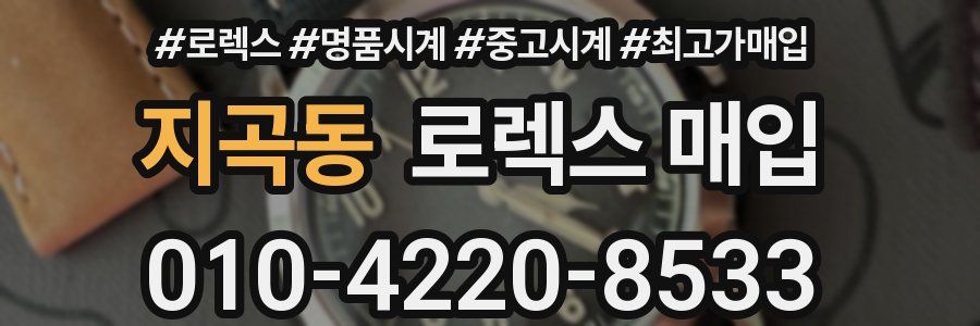 지곡동 로렉스 매입