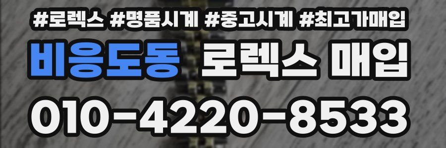 비응도동 로렉스 매입