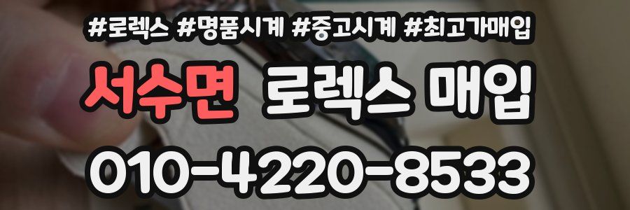 서수면 로렉스 매입