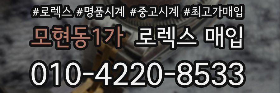 모현동1가 로렉스 매입