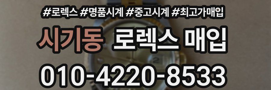 시기동 로렉스 매입