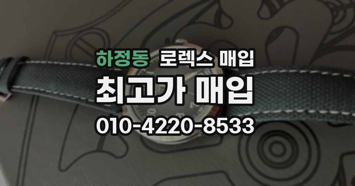 하정동 로렉스 매입