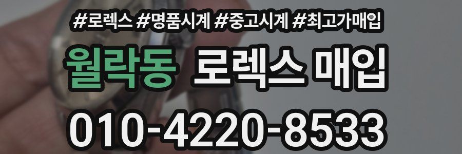 월락동 로렉스 매입