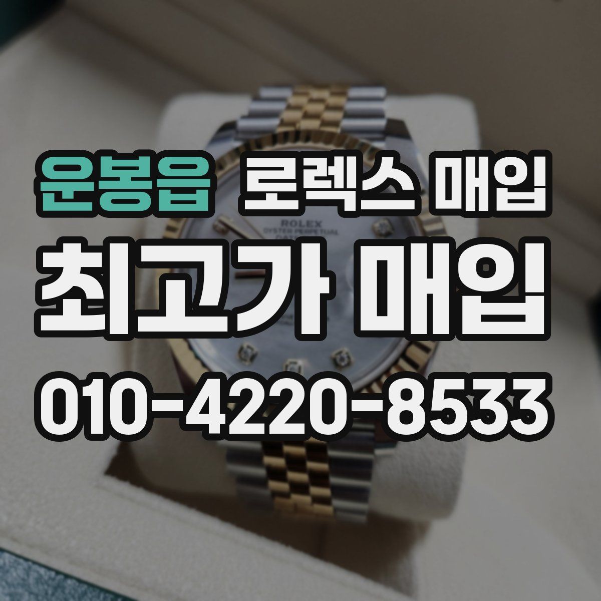 운봉읍 로렉스 매입