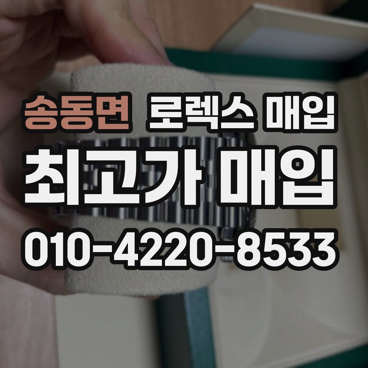 송동면 로렉스 매입