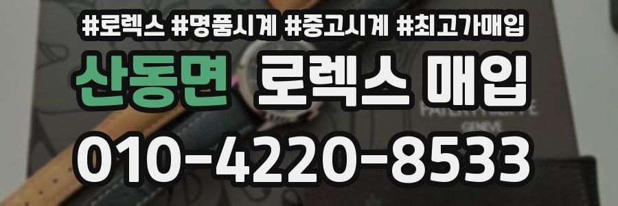 산동면 로렉스 매입