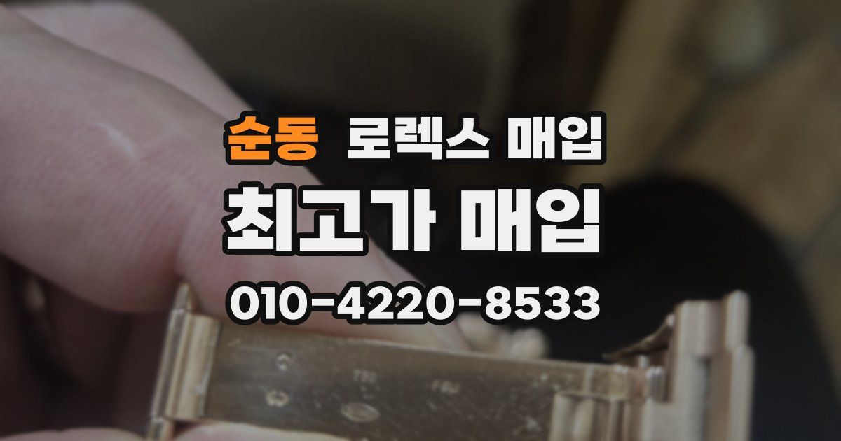 순동 로렉스 매입