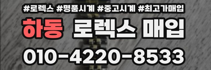 하동 로렉스 매입