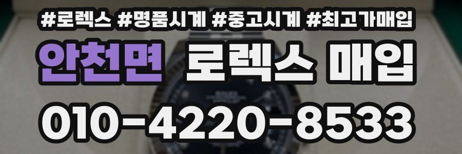 안천면 로렉스 매입