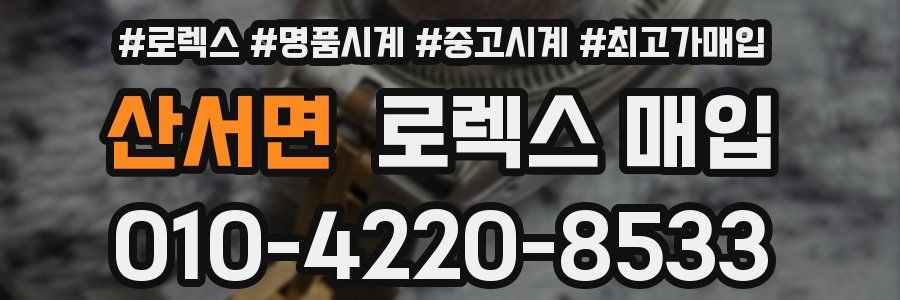 산서면 로렉스 매입