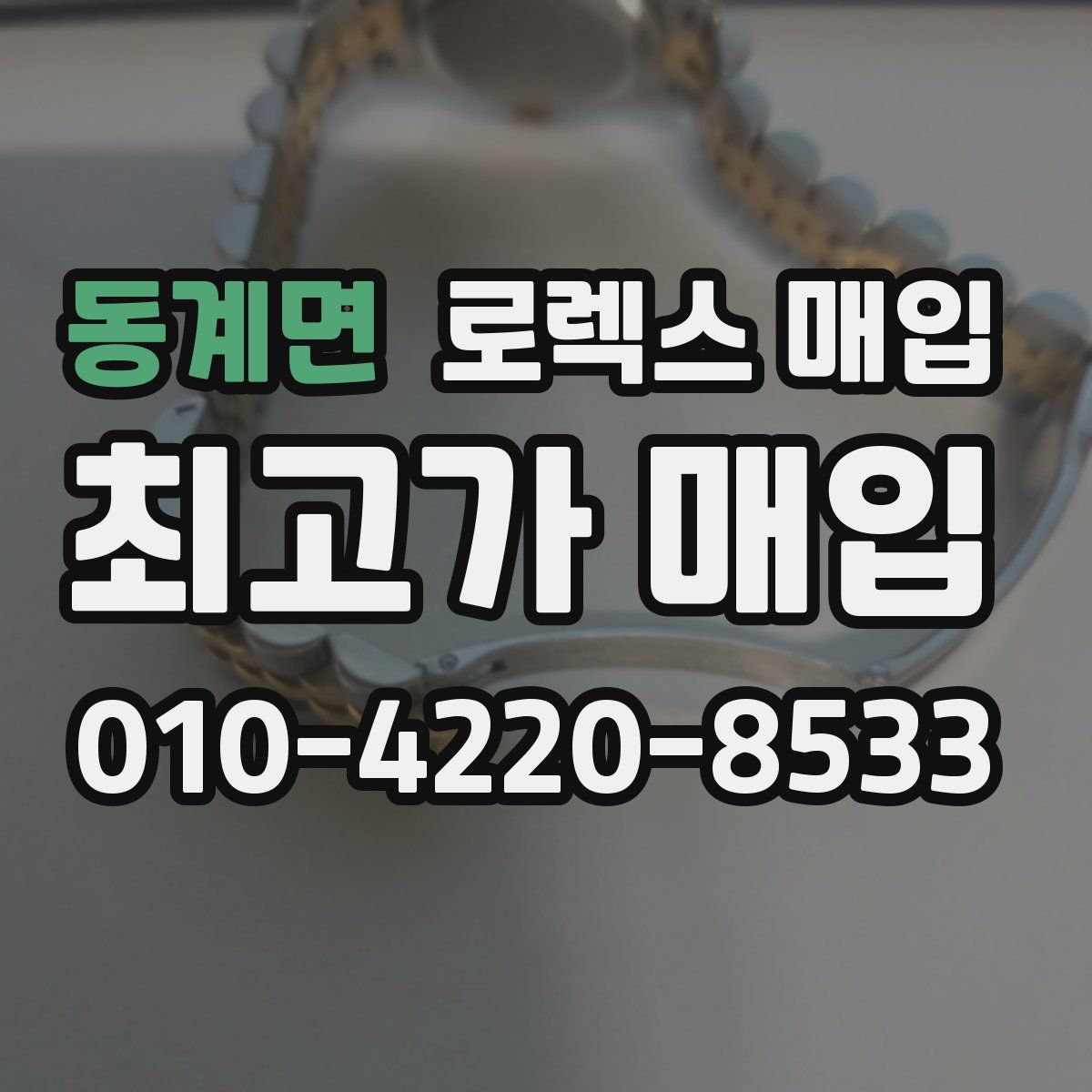 동계면 로렉스 매입