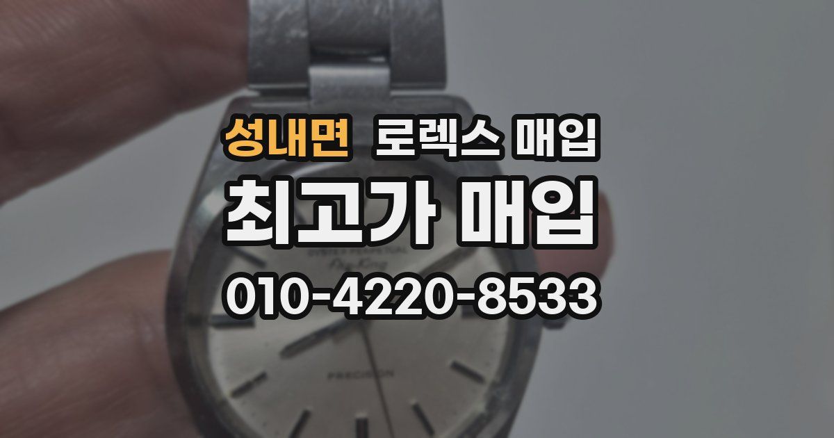 성내면 로렉스 매입