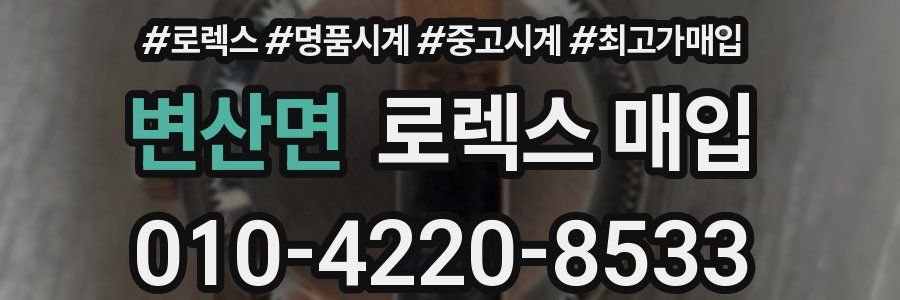 변산면 로렉스 매입