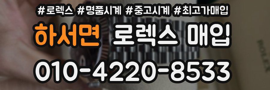 하서면 로렉스 매입