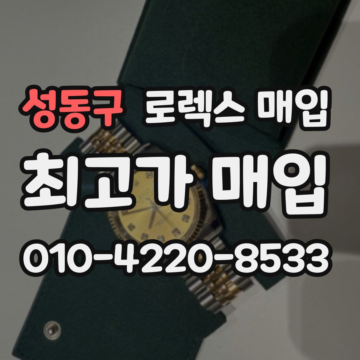 성동구 로렉스 매입