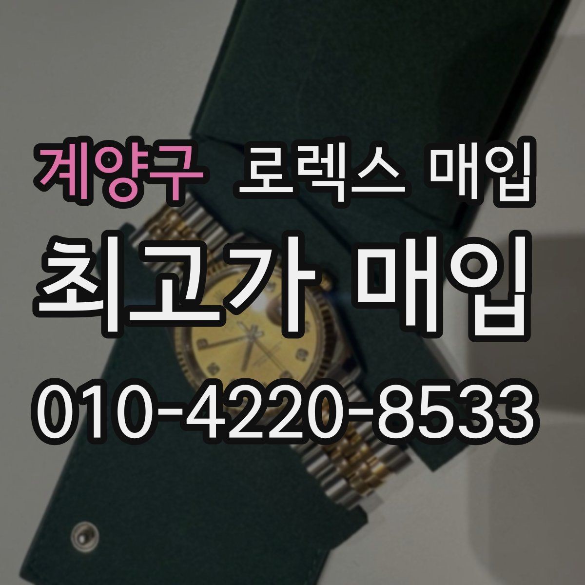 계양구 로렉스 매입 단종 모델 시세 확인 포인트