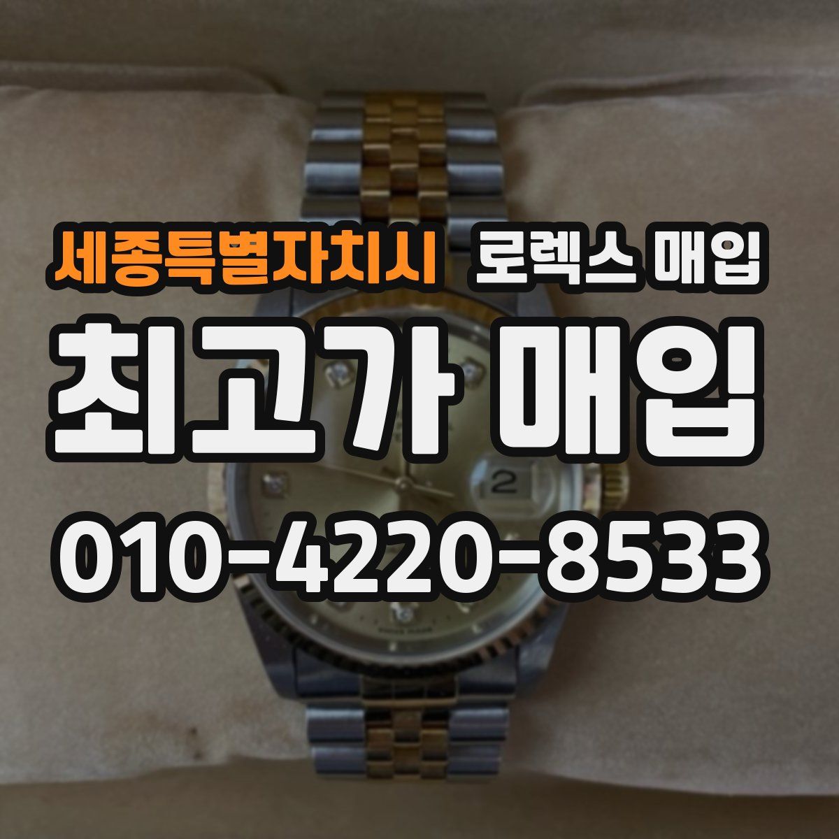 세종특별자치시 로렉스 매입