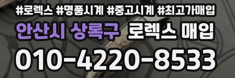 안산시 상록구 로렉스 매입