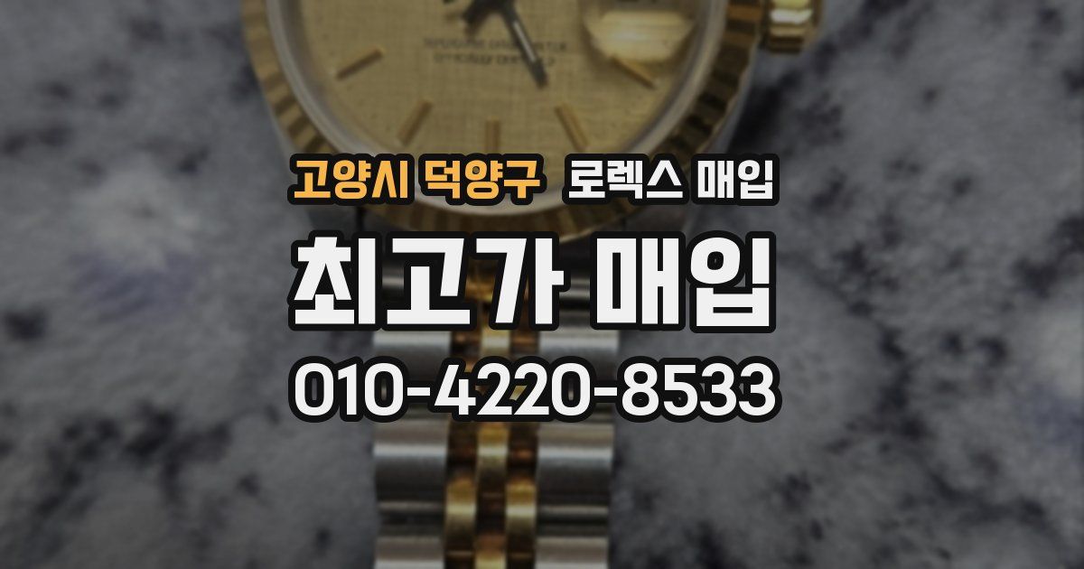 고양시 덕양구 로렉스 매입