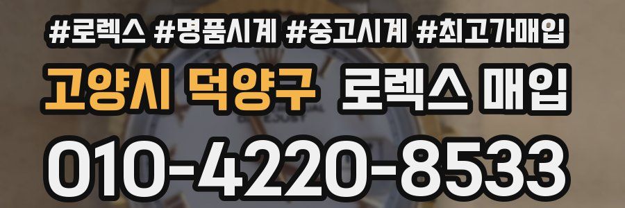 고양시 덕양구 로렉스 매입