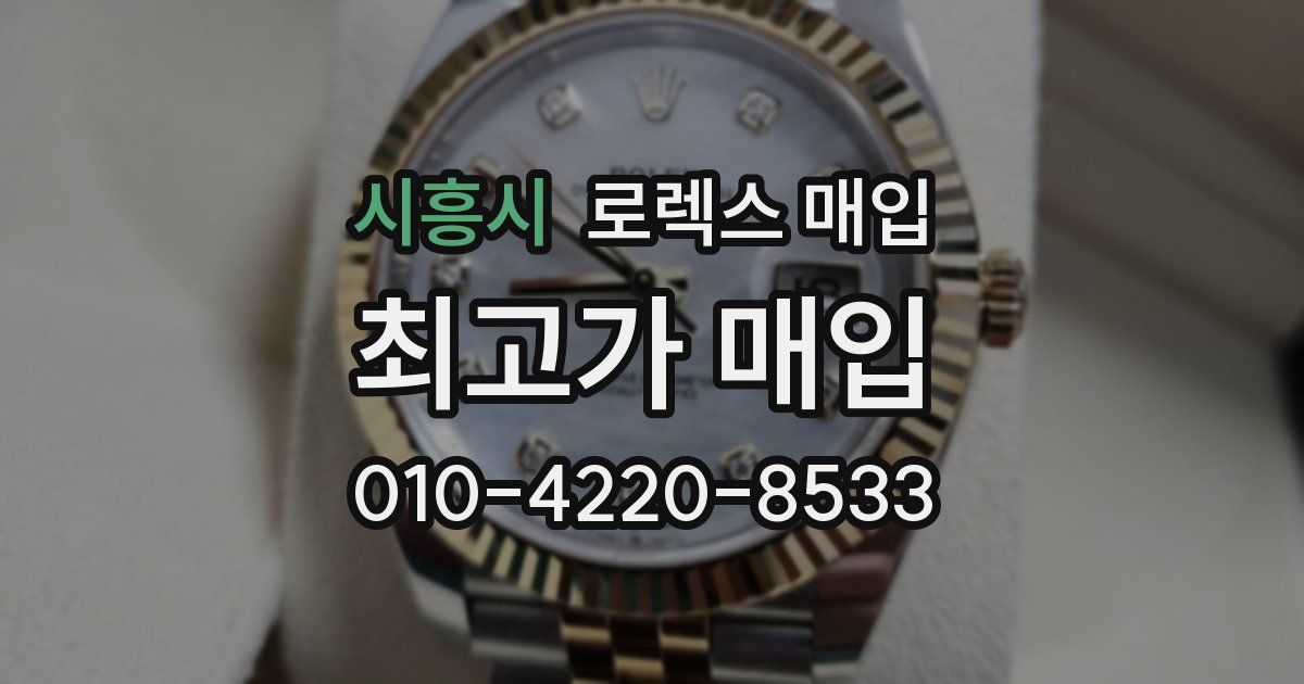 시흥시 로렉스 매입