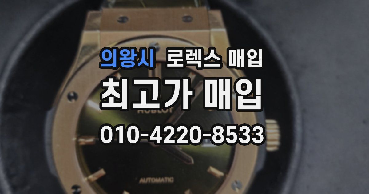 의왕시 로렉스 매입