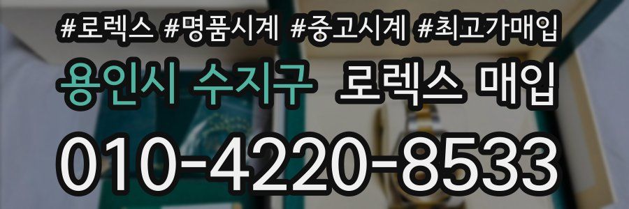 용인시 수지구 로렉스 매입