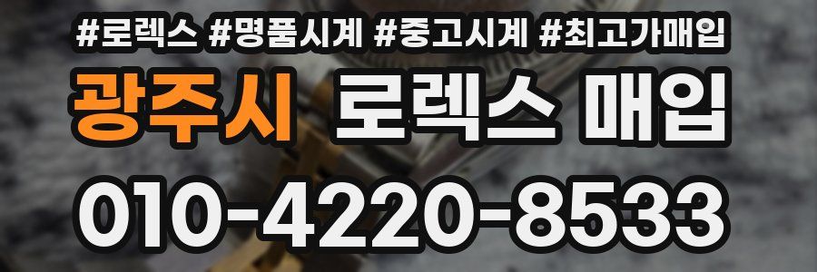 광주시 로렉스 매입