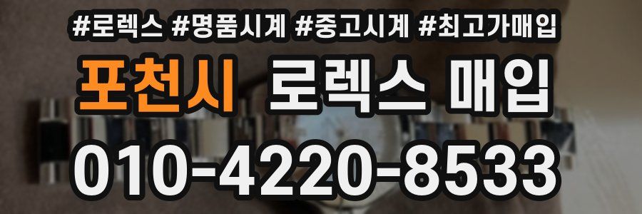 포천시 로렉스 매입
